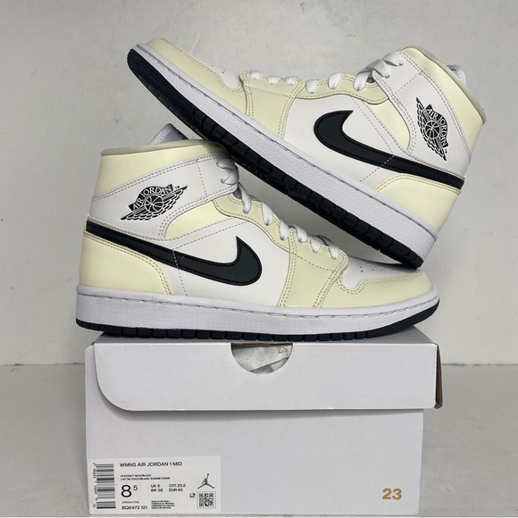 Jordan Shoes - Nike Air Jordan 1 Retro Mid WMNS “Coconut Milk” 2022
